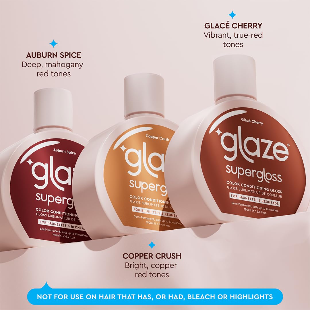 glaze in salon lifestyle setting demonstrating professional-quality shine