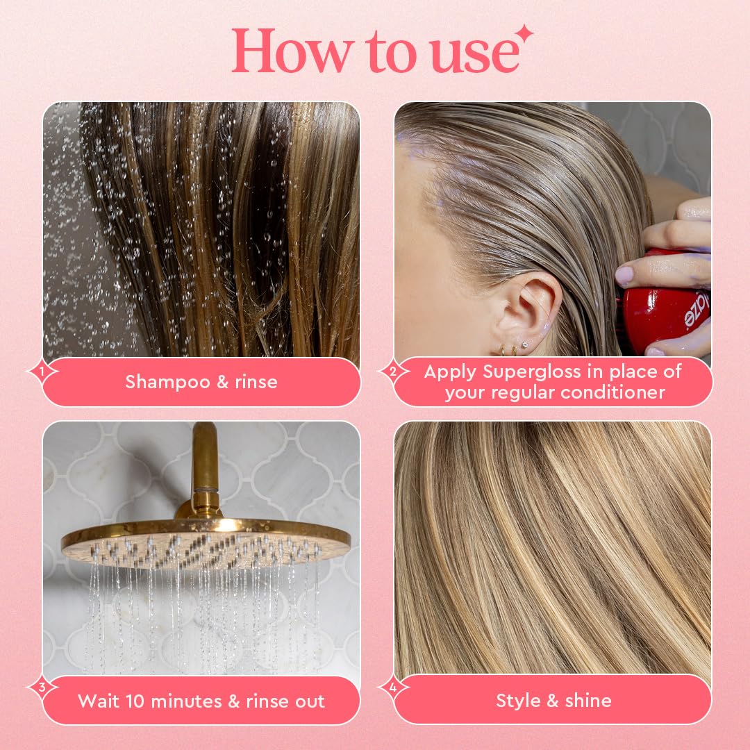 glaze before and after highlights showing enhanced warm tone