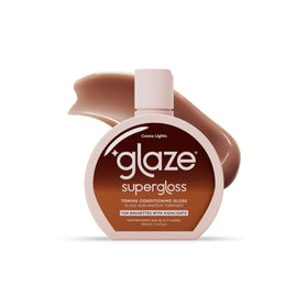 glaze front packaging showing product and vibrant shine benefits