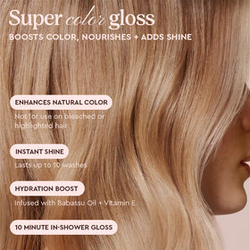 glaze gloss being applied in salon for even coverage and color refresh