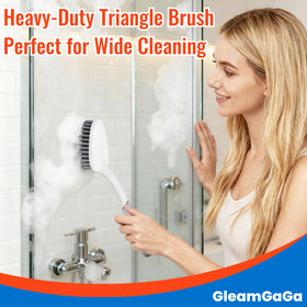 GleamGaGa bristles texture close-up showing durable foam generation