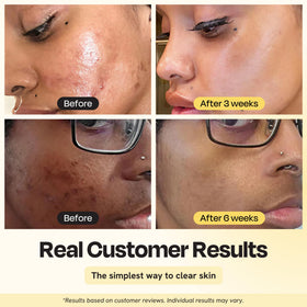 Gleamin close-up of mask texture highlighting smooth application benefit