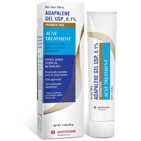 Glenmark Therapeutics front tube showing product name and strength for easy identification