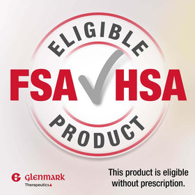 Glenmark adapalene gel placed on bathroom counter as part of a nightly skincare routine