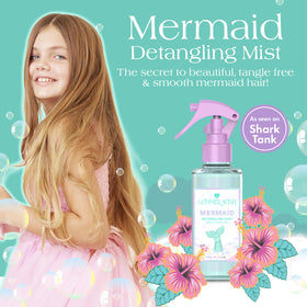 Glimmer Wish closeup sprayer nozzle illustrating fine mist for gentle detangling