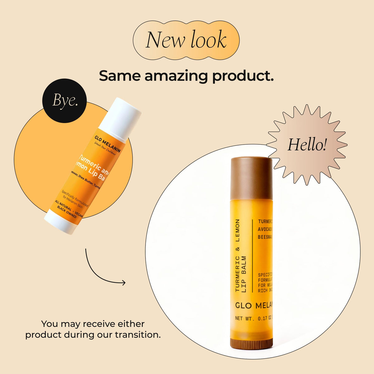 Glo Melanin lifestyle image outdoors, illustrates daytime protection and quick touch-ups
