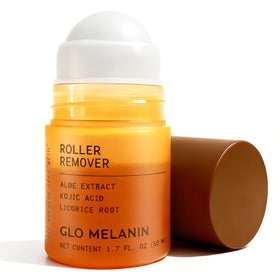 Glo Melanin front packaging showing roll-on bottle and product name for easy identification