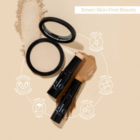 Glo Skin Beauty packaging label detail showing shade name and ingredient clarity