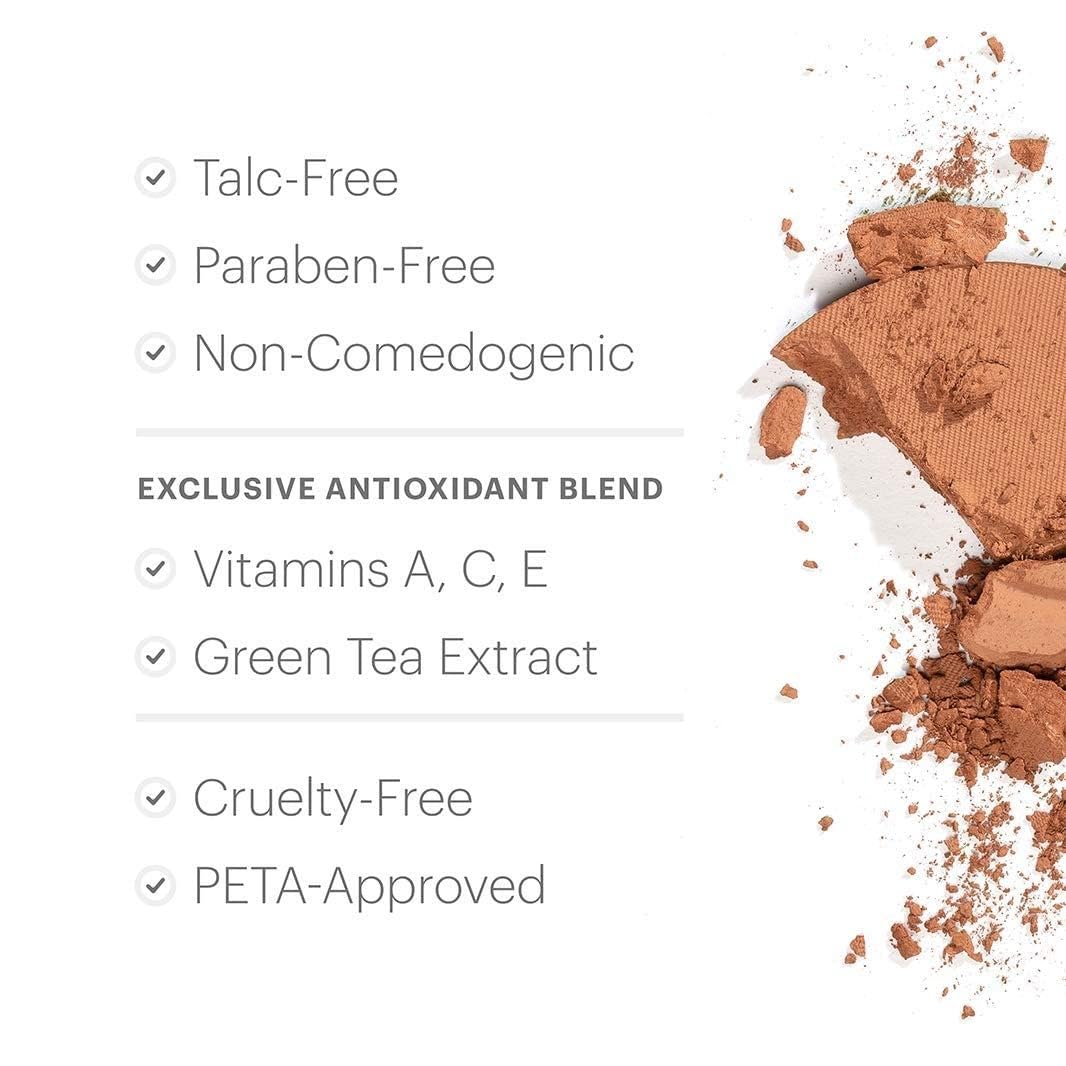 Glo Skin Beauty powder swatch on skin showing smooth blend and even coverage