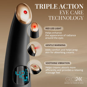 GLO24K hand-held scale demonstrating compact size for travel convenience