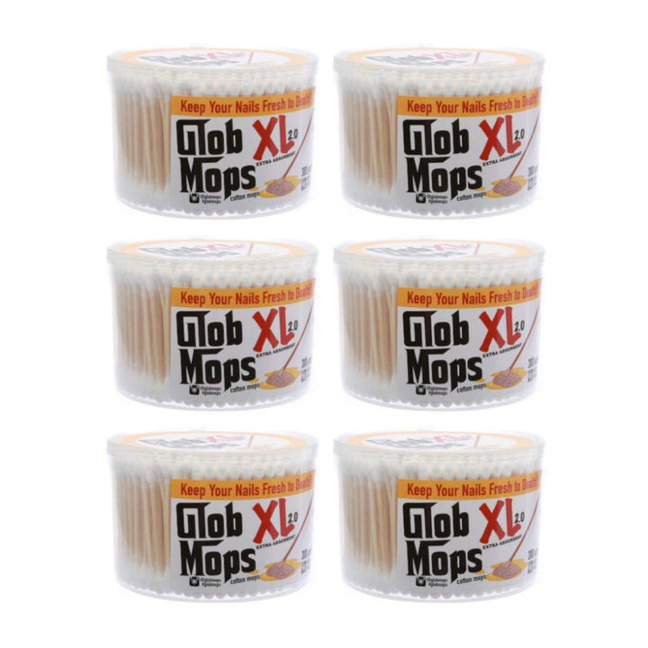 Glob Mops front packaging showing 6-pack tubs and quantity benefit