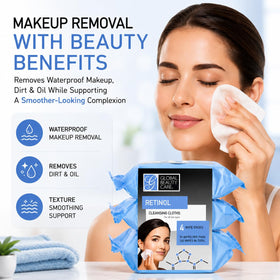 Global Beauty Care removing waterproof mascara from lashes showing effective makeup removal benefit