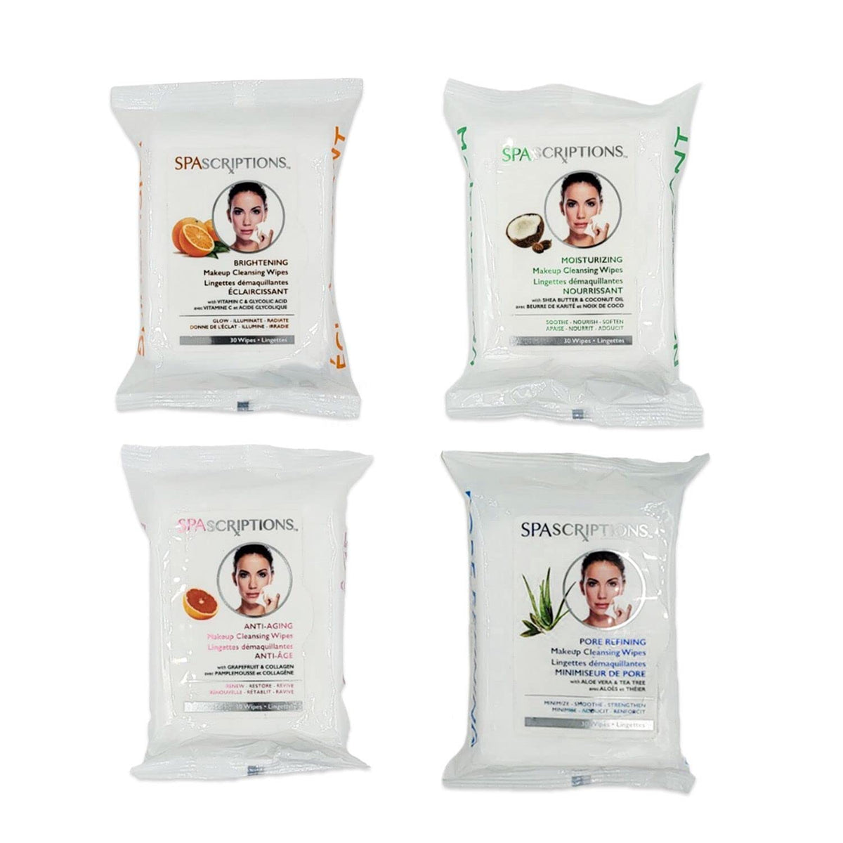 Global Beauty Care wipe removing waterproof mascara demonstrating effective makeup removal