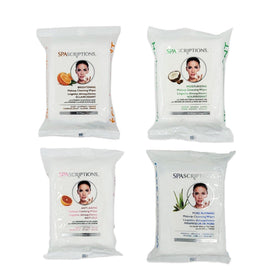 Global Beauty Care wipe removing waterproof mascara demonstrating effective makeup removal