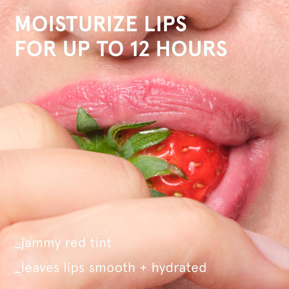 Glossier Balm Dotcom creamy texture close-up highlighting smooth spreadable formula and hydration