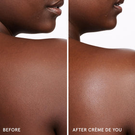Glossier label close-up highlighting Signature You fragrance benefit