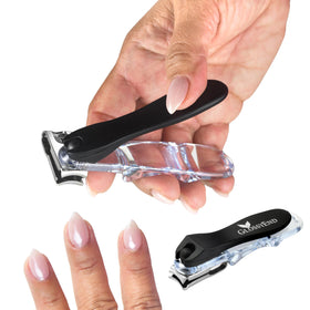 GlossyEnd front view of clipper showing ergonomic shape and comfortable grip