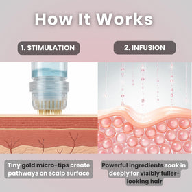 Glov Beauty serum pouring from ampoule showing smooth hydration benefit