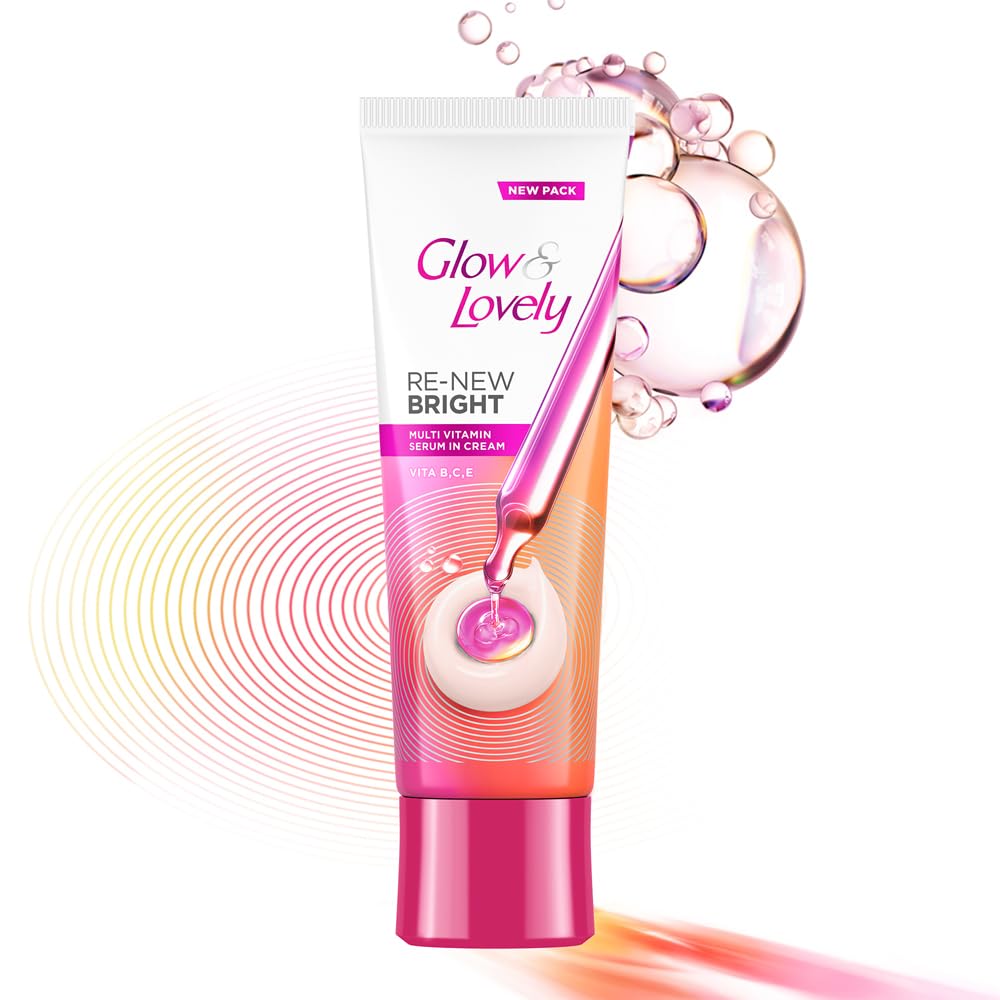 Glow & Lovely open jar texture demonstrating creamy hydration and smooth feel