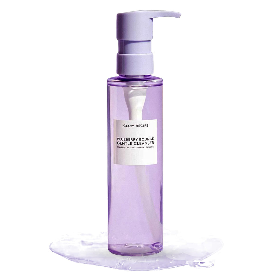 Glow Recipe front bottle showing cleanser label and benefit