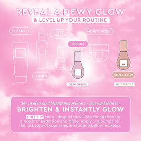 Glow Recipe bottles beside a watermelon slice indicating natural ingredients
