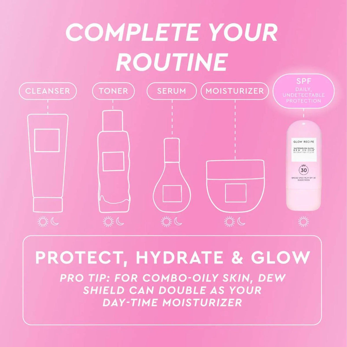 Glow Recipe worn under foundation demonstrating primer performance and no pilling