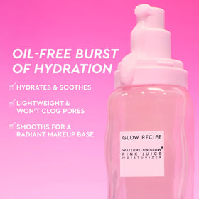 Glow Recipe open jar texture close-up highlighting lightweight gel hydration