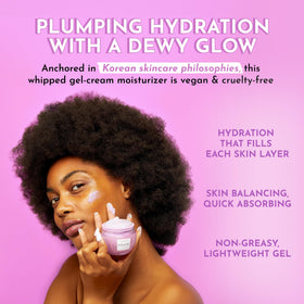 Glow Recipe open jar texture close-up revealing lightweight gel-cream hydration
