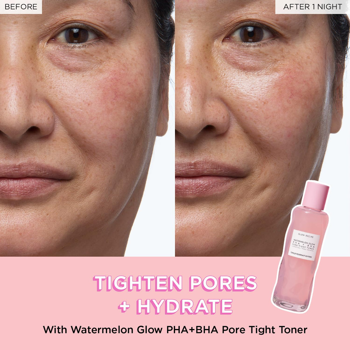 Glow Recipe vitamin C eye cream tube detail for brightening under-eye and evening skin tone