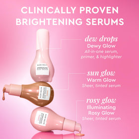 Glow Recipe on bathroom vanity lifestyle scene inspiring daily radiant routine