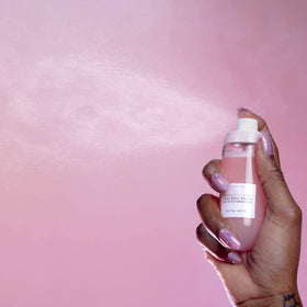Glow Recipe bi-phase bottle after shaking to mix oil and water