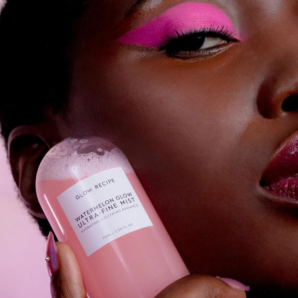 Glow Recipe watermelon and hyaluronic visual highlighting active ingredients