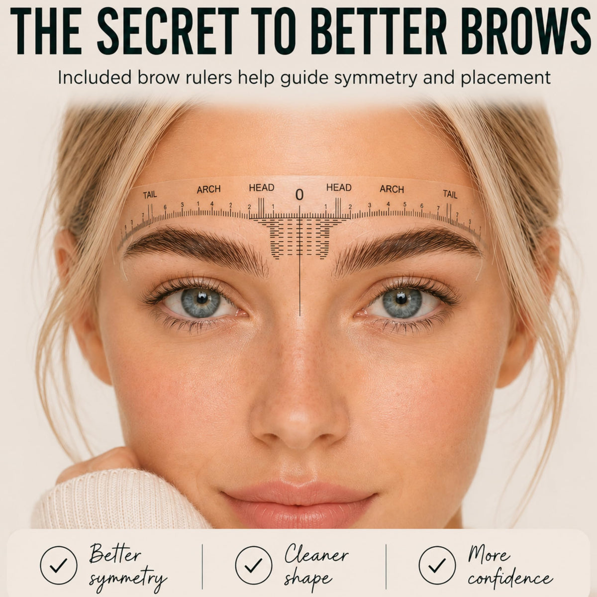 Glow Spell before and after comparison highlighting fuller, brushed-up brow results