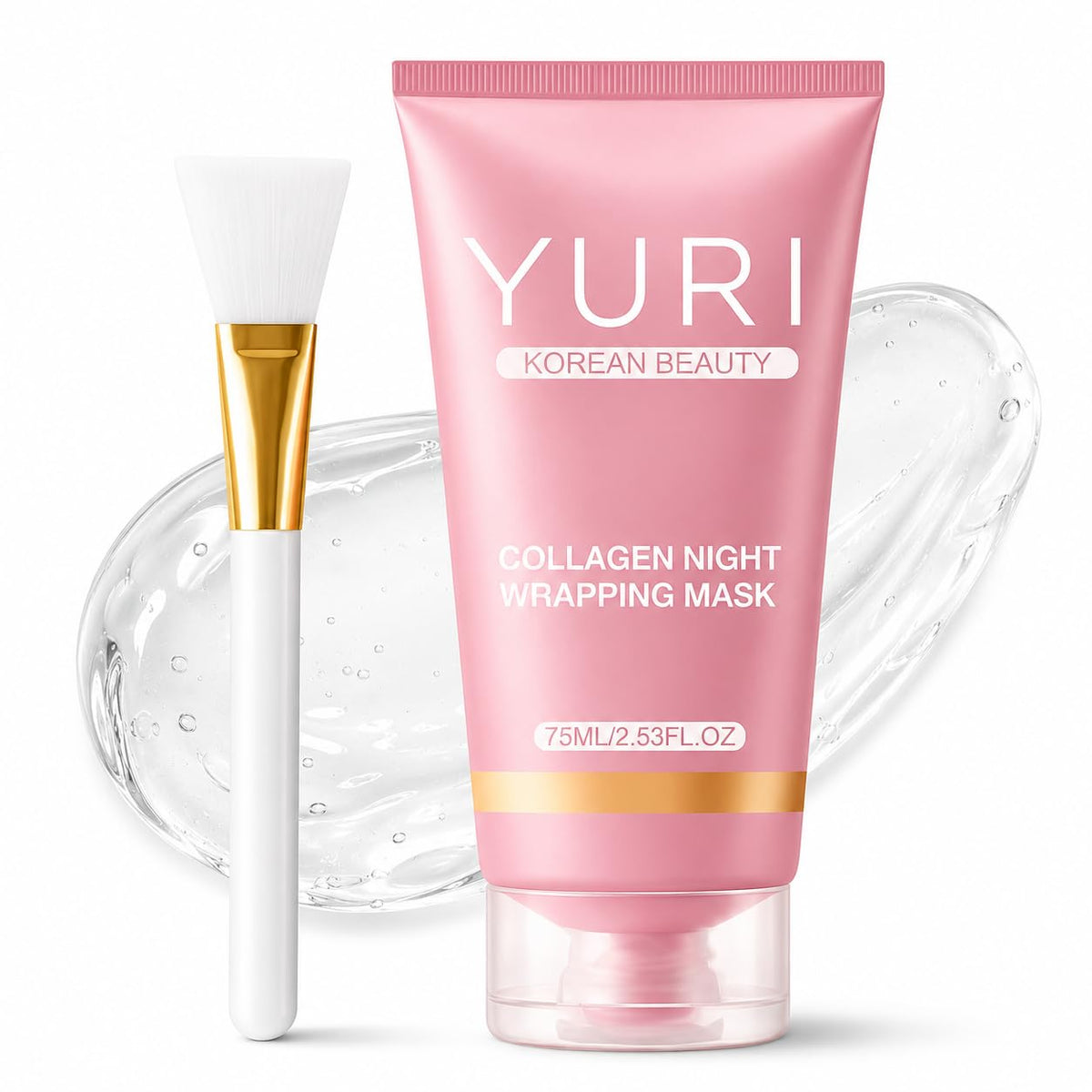 Glowsyme YURI front jar showing elegant packaging and clear product identity for shelf appeal