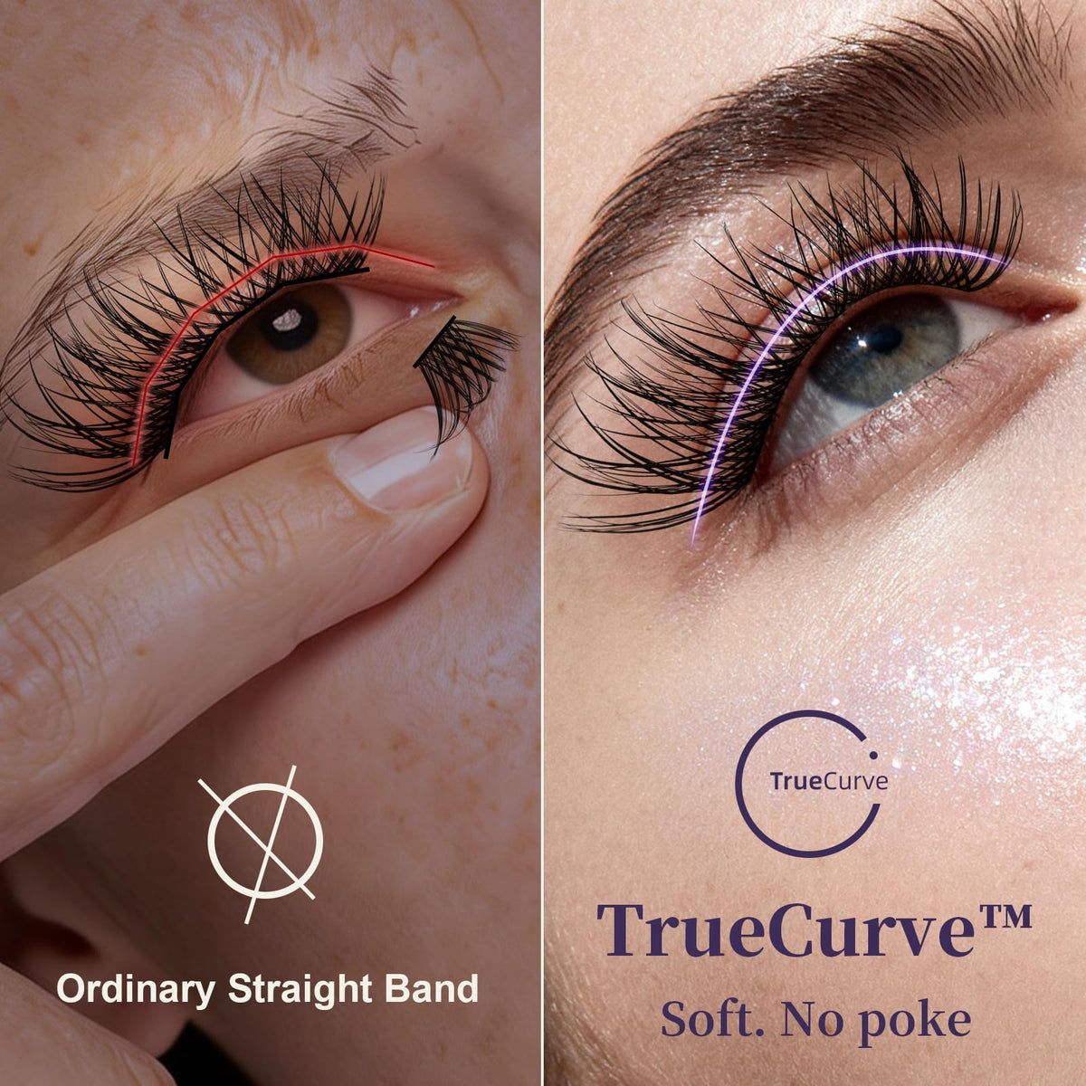 GlowVane mixed length clusters 8–18mm laid out for layered natural look