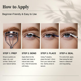 GlowVane lifestyle image wearing soft daytime lashes for natural confidence