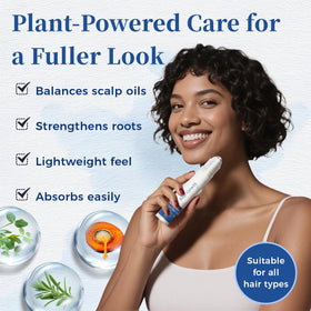 Gluvelessia serum texture on fingertip demonstrating lightweight non-greasy feel