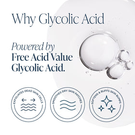 GLYTONE shower pouf creating gentle exfoliating foam