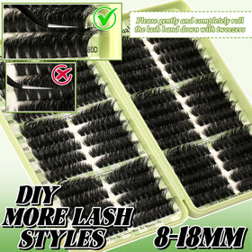 Gmagictobo organized tray with mixed lengths illustrating cat-eye placement options