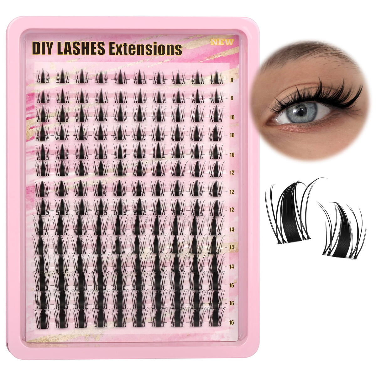 Gmagictobo tweezers and clear lash glue ready for precise placement