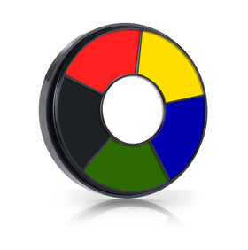 Go Ho front packaging showing six-color palette and compact case for travel convenience