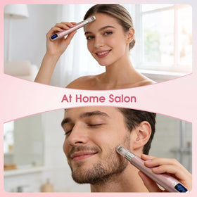 Goanpebl roller beside serum illustrating improved product absorption