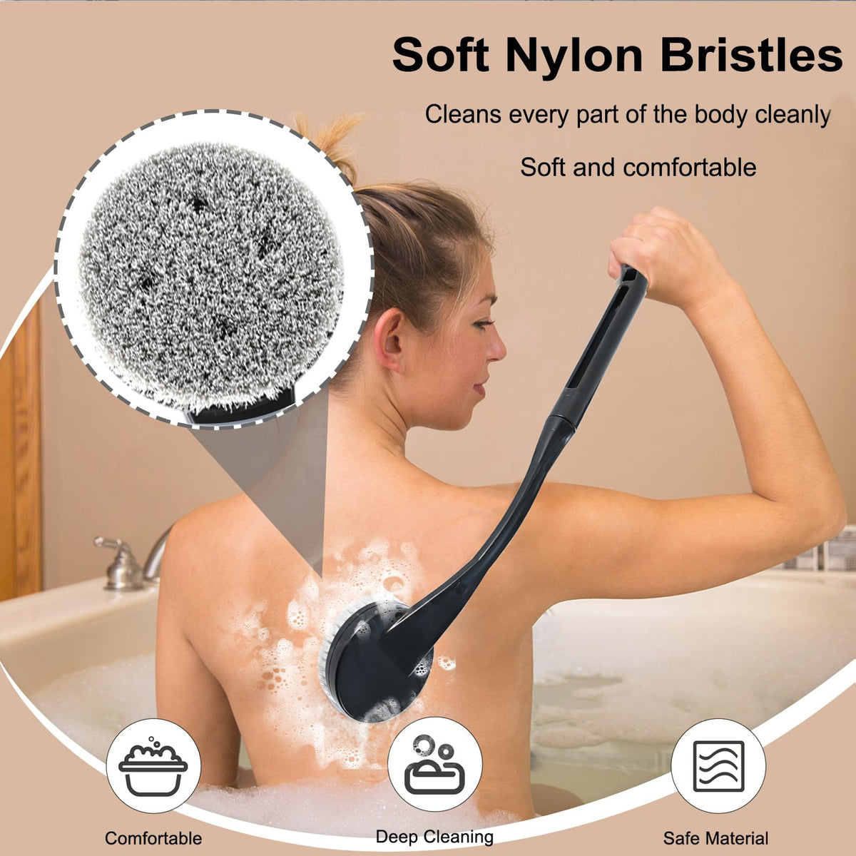 Gobetili curved handle close-up highlighting ergonomic grip and comfort