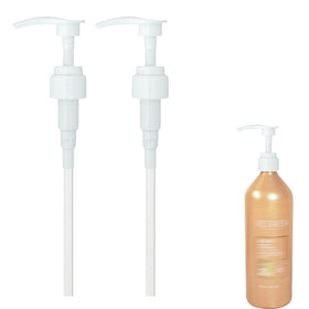 gocola front view pump on Redken bottle showing secure fit and neat dispensing