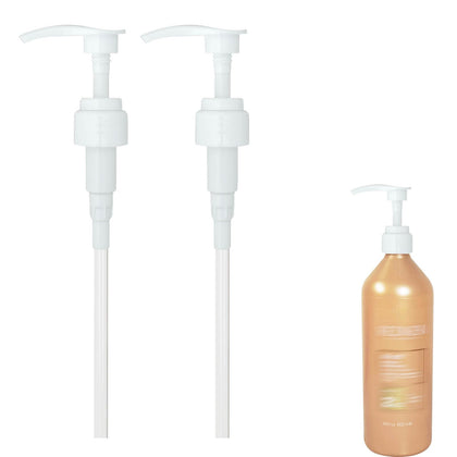 gocola front view pump on Redken bottle showing secure fit and neat dispensing