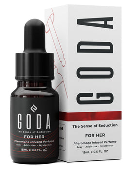 GODA front view 15ml bottle showing compact travel-ready design