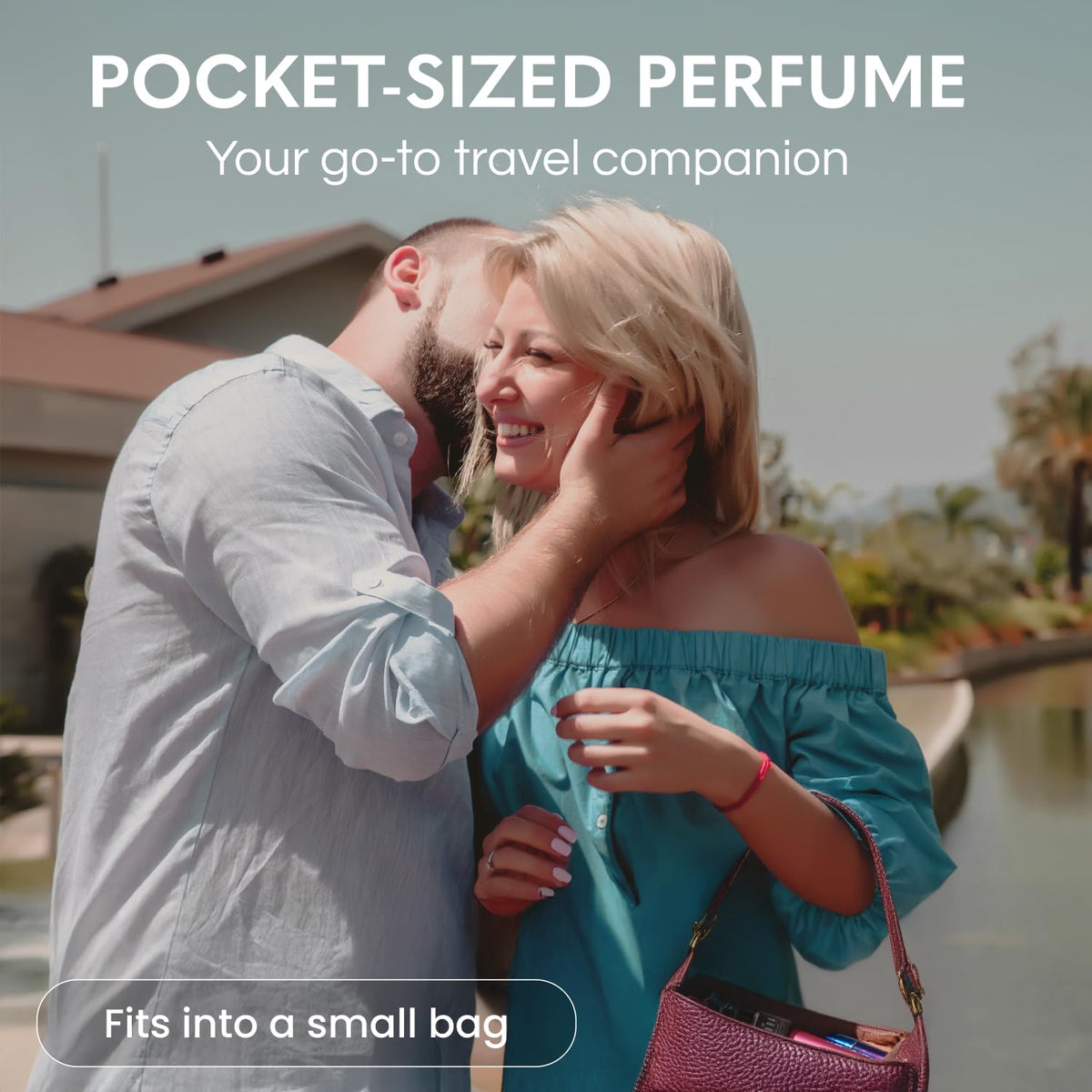 GODA lifestyle shot at evening event conveying confident, subtle scent