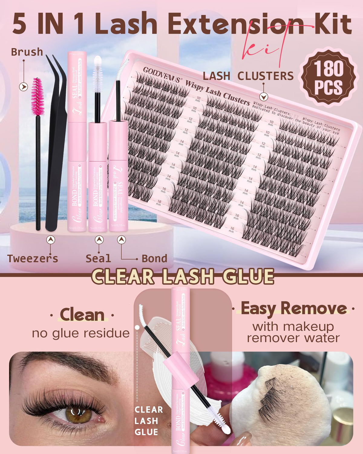 Goddvenus application in hand mirroring ease of at-home placement benefit