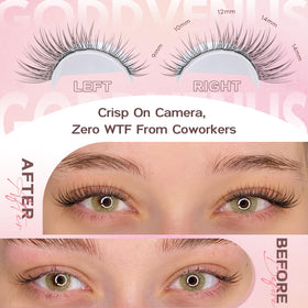 goddvenus application on eyelid demonstrating quick DIY lift and curl