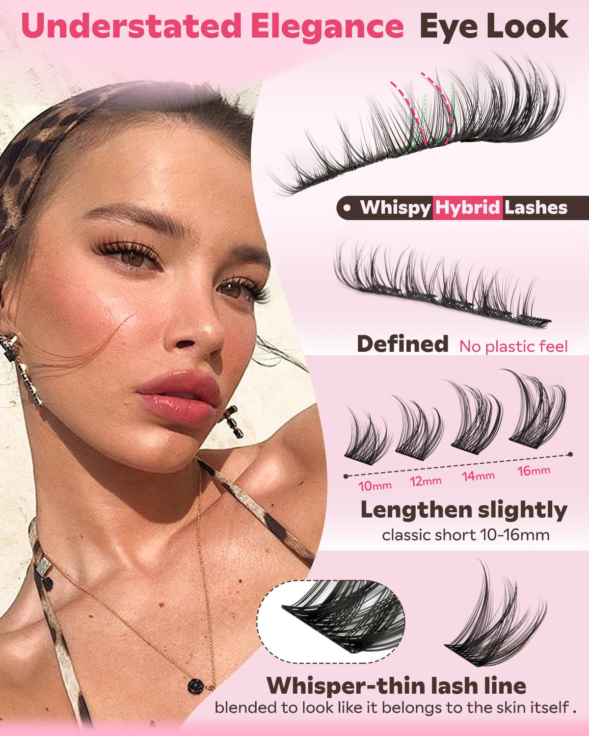 Goddvenus lash cluster being applied to lashline demonstrating simple DIY benefit